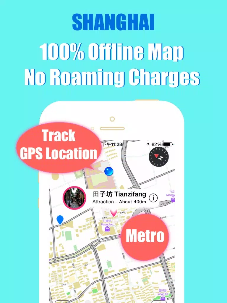 Shanghai travel guide with offline map and metro transit by BeetleTrip iPad Screenshots