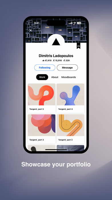 Behance – Creative Portfolios Screenshots