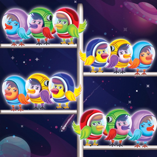 Space Bird Sort - Bird Games Space Bird Sort - Bird Games