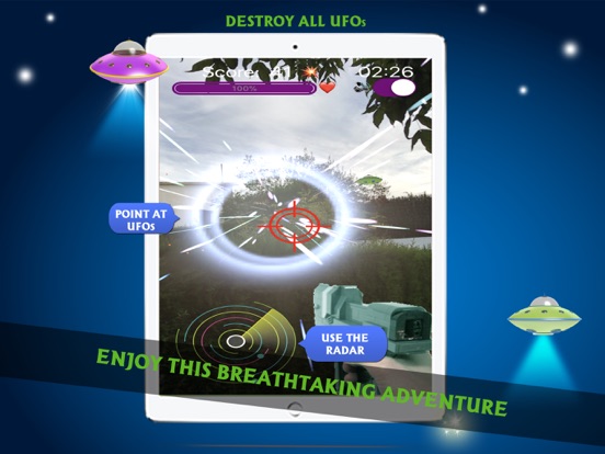 AR Invaders Attack iPad  Ekran Görüntüleri
