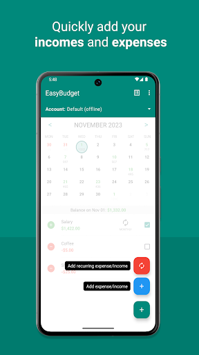 EasyBudget - Budget planning Screenshots