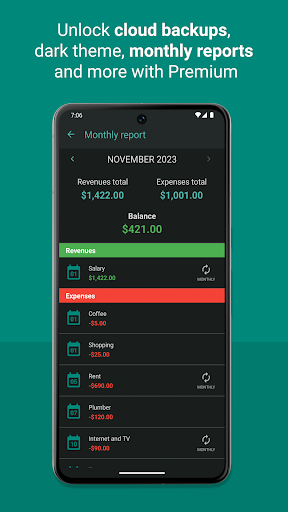 EasyBudget - Budget planning Screenshots