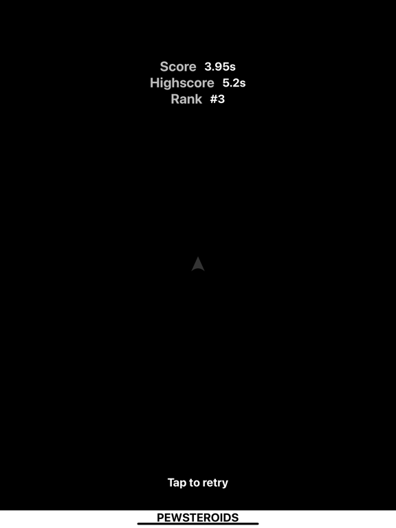 Pewsteroids iPad  スクリーンショット