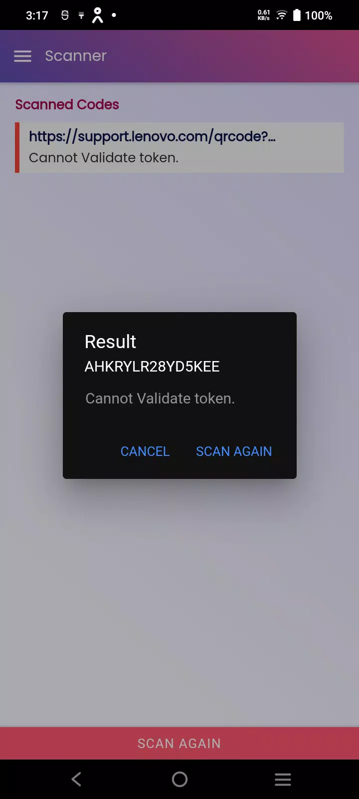 Berger VT Scan Ekran Görüntüleri