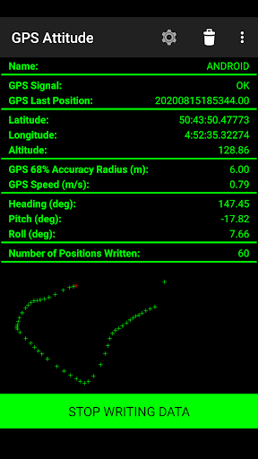GPS Attitude Screenshots