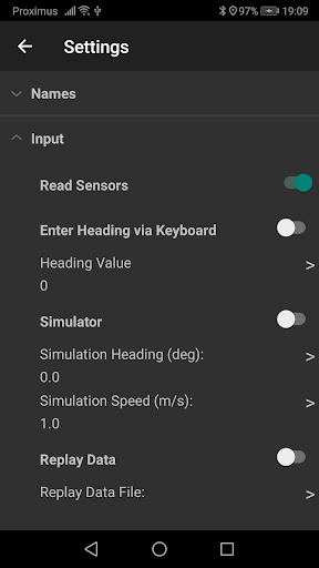 GPS Attitude Screenshots