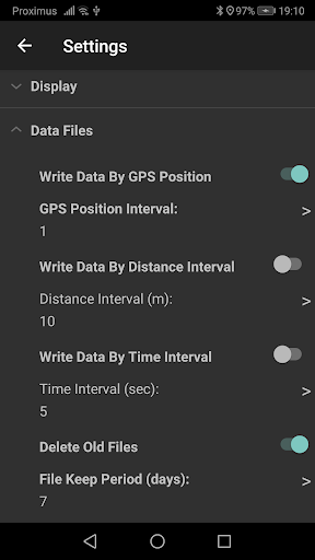 GPS Attitude Screenshots