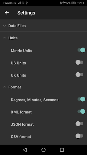 GPS Attitude Screenshots