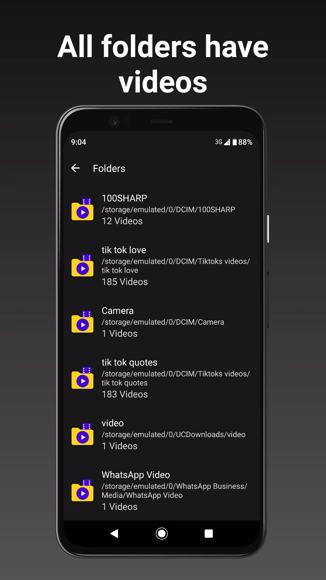 Berslex Video Player Screenshots