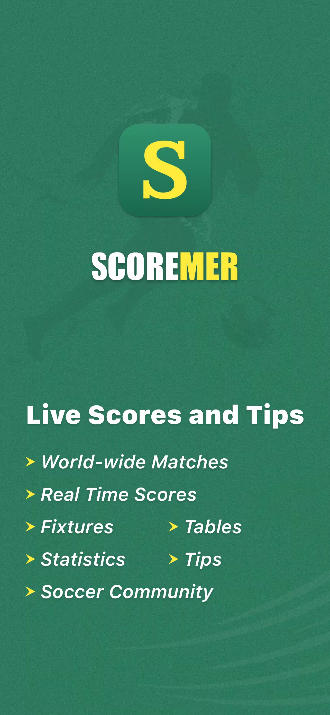 Capturas de tela do Scoremer