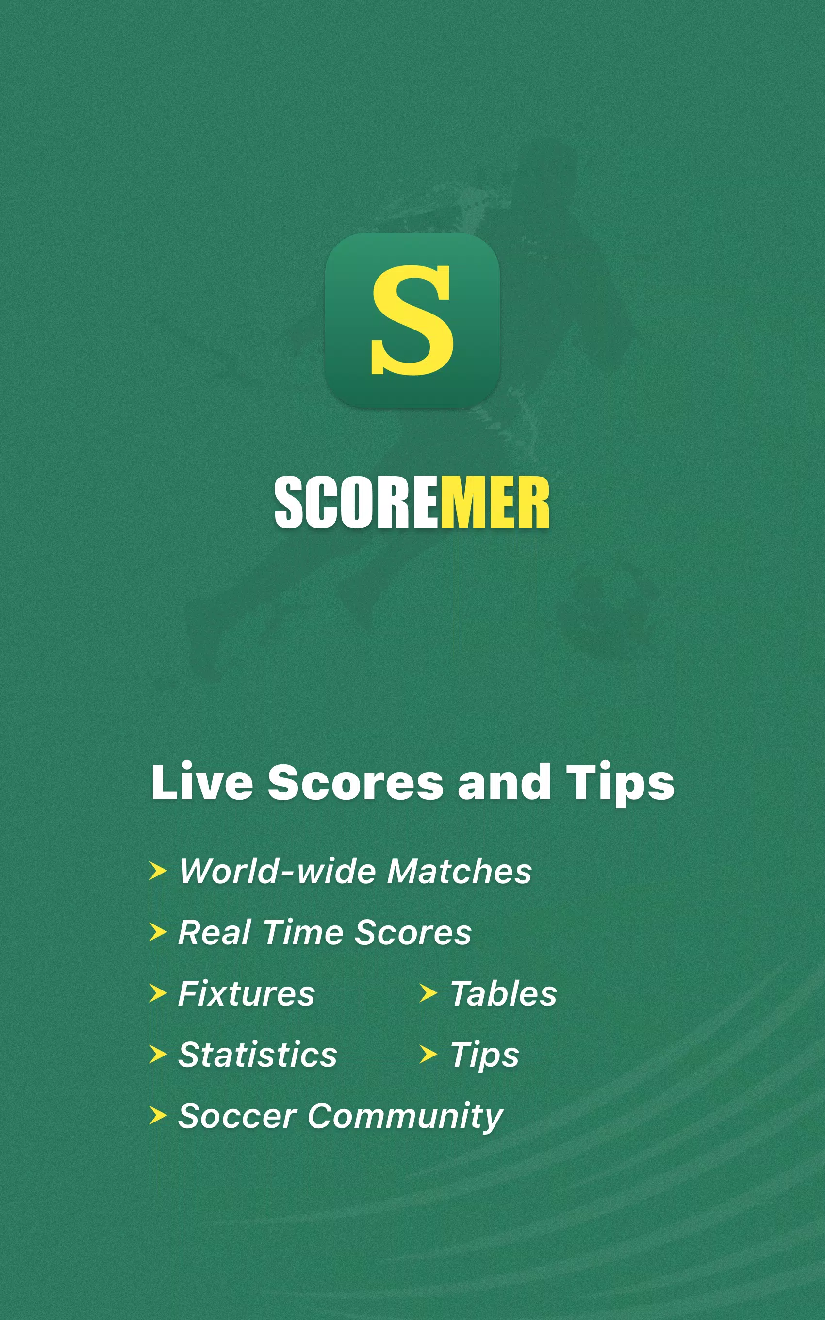 Capturas de tela do Scoremer