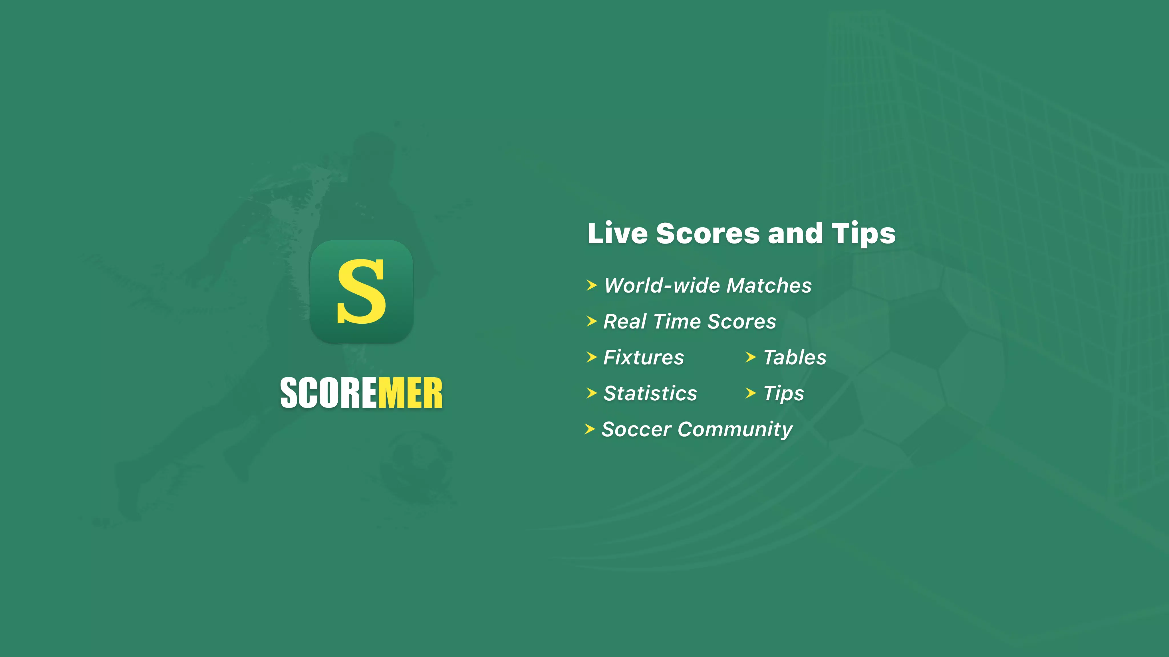 Capturas de tela do Scoremer