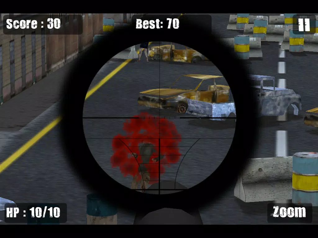 Zombie Sniper Killing Game iPad  سکرین شاٹس