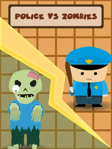 Tangkapan layar Police Vs Zombies iPad 