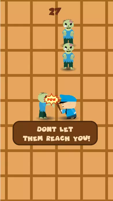 Tangkapan layar Police Vs Zombies