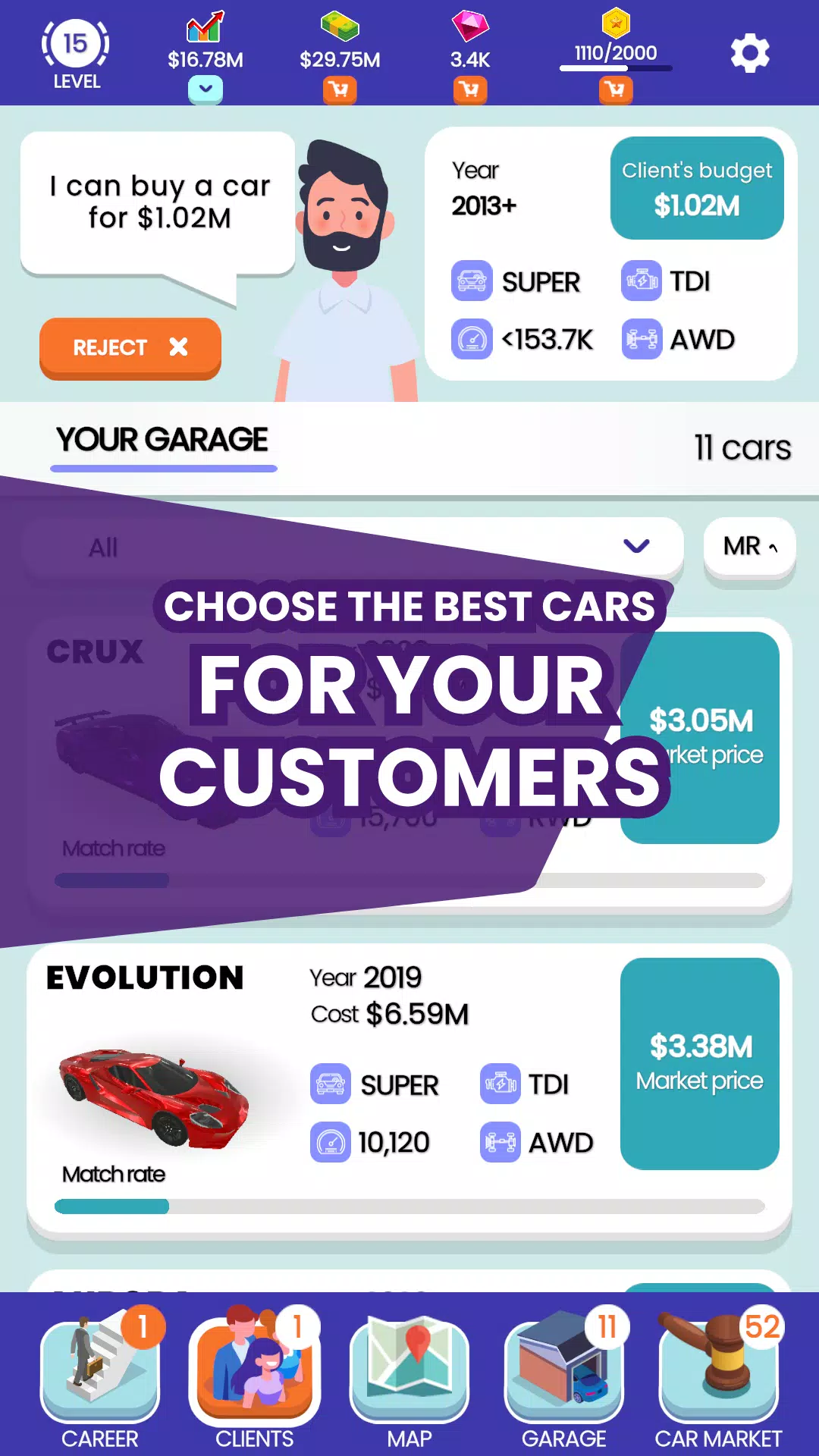 Used Car Dealer Screenshots