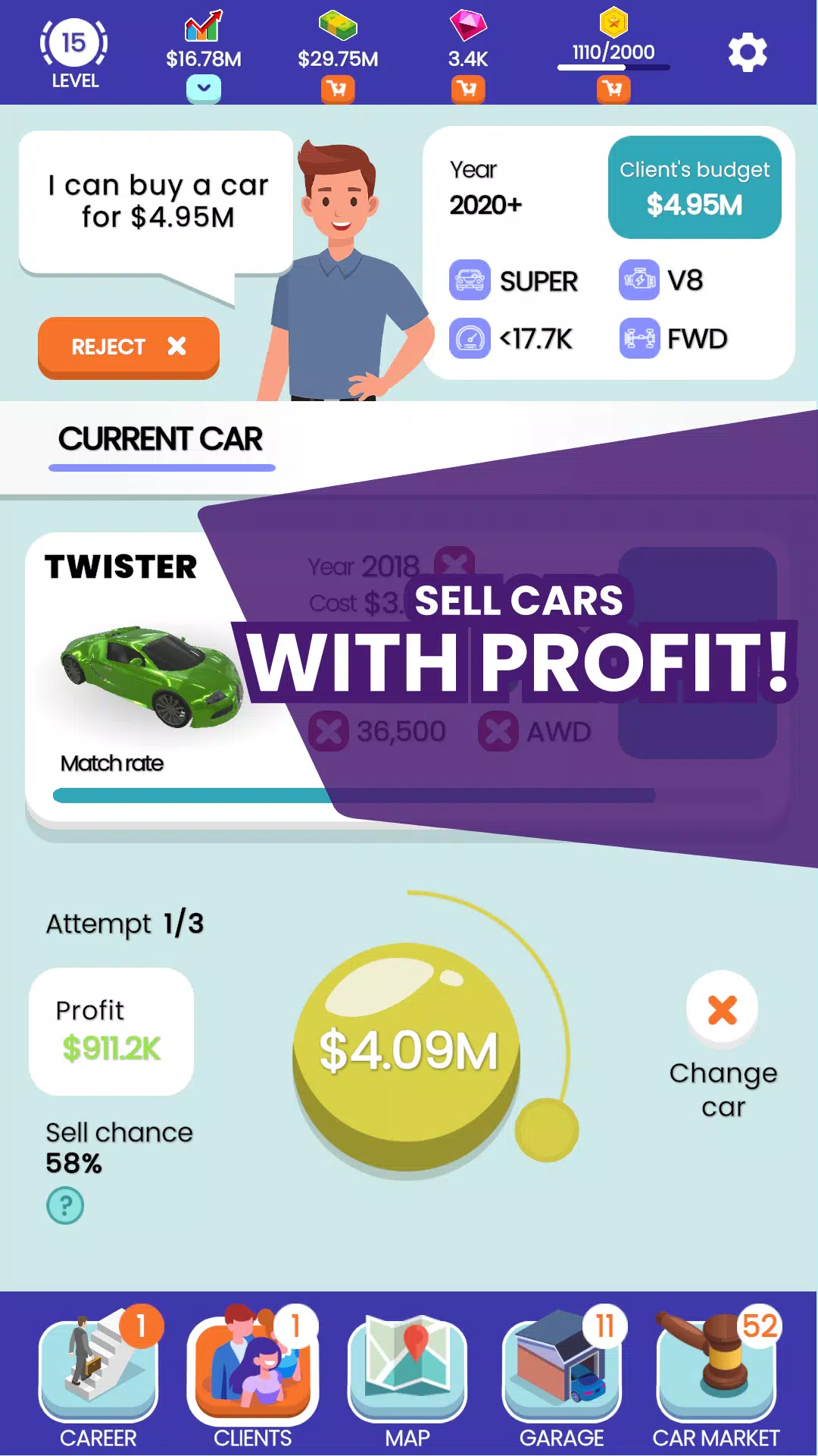 Used Car Dealer Screenshots