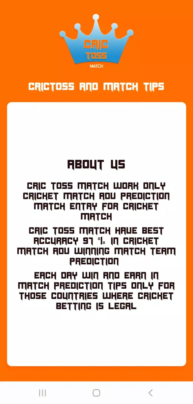 CricToss & Match Tips Screenshots