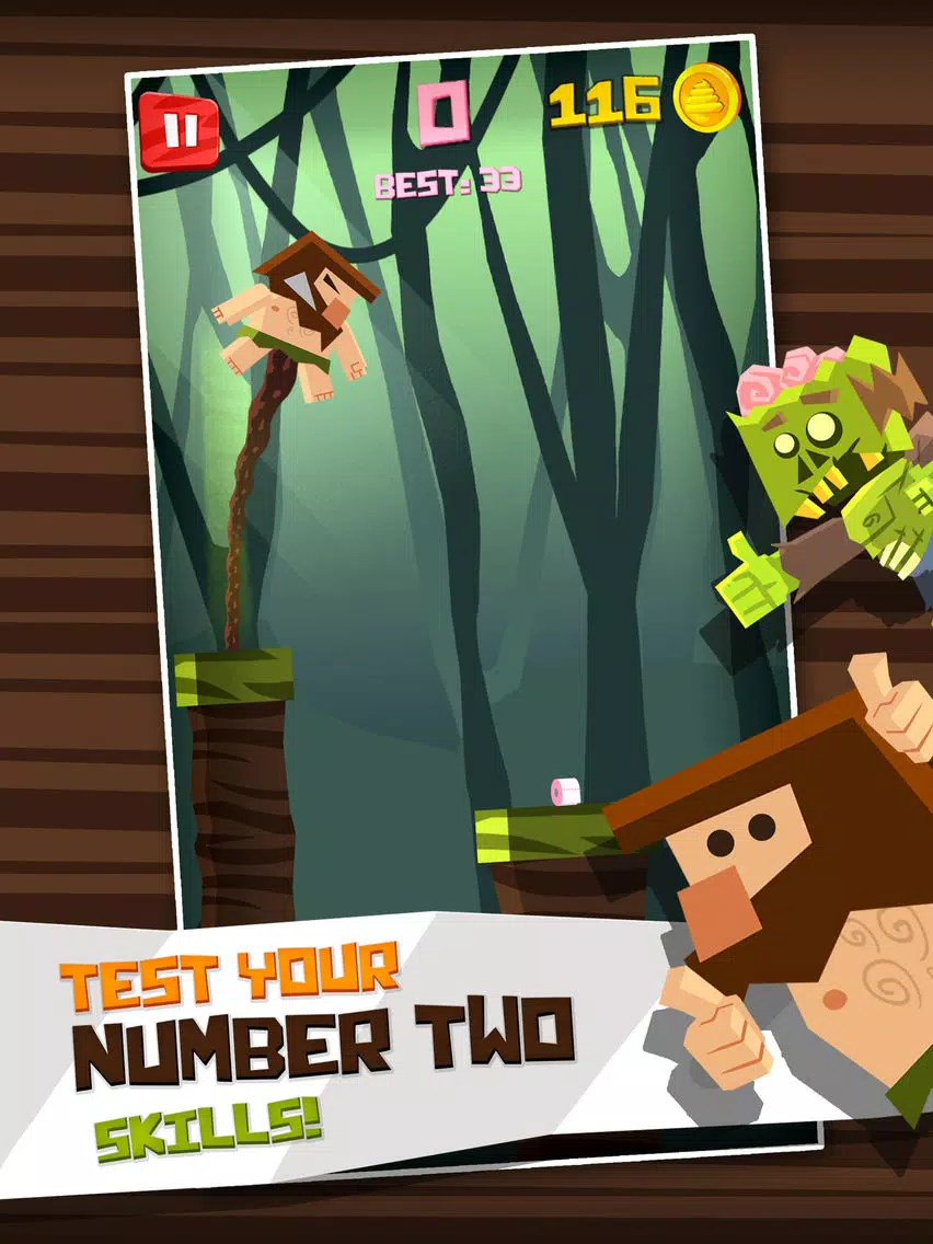 Turdzan Play the Real Hero Legend of Pou Endless Run Arcade Game iPad Screenshots