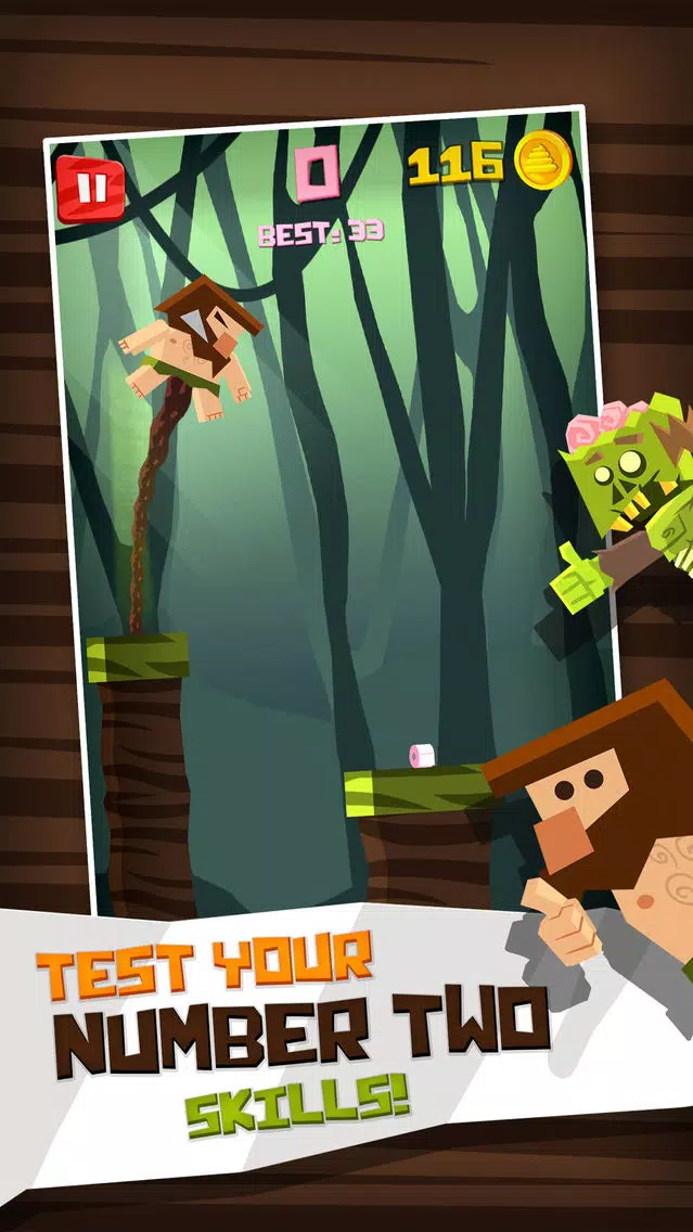 Turdzan Play the Real Hero Legend of Pou Endless Run Arcade Game Screenshots