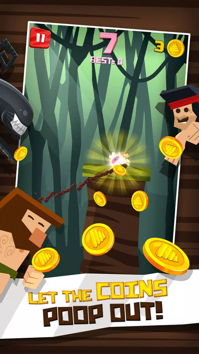 Turdzan Play the Real Hero Legend of Pou Endless Run Arcade Game Screenshots