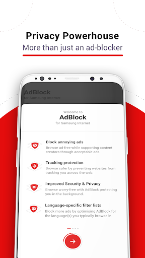 AdBlock for Samsung Internet Screenshots