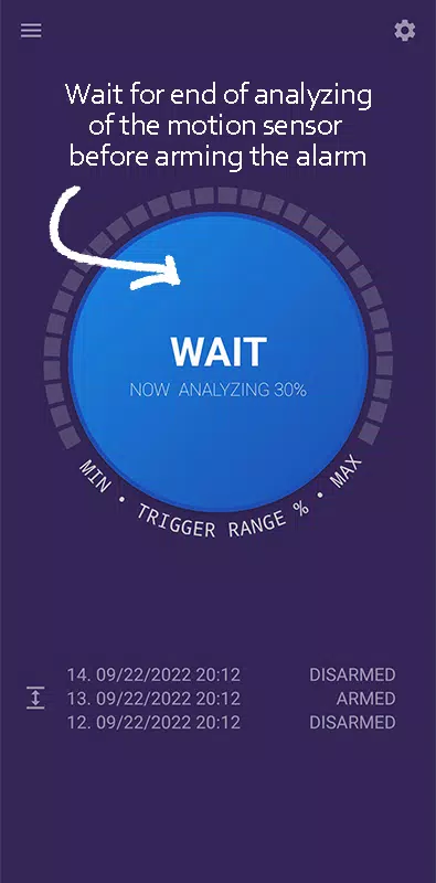 Anti theft mobile alarm Screenshots