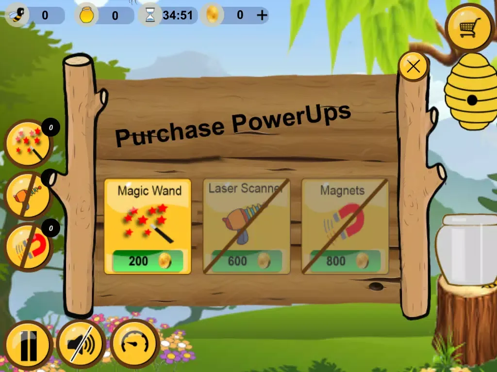 Capturas de tela do Bee Swarm iPad 