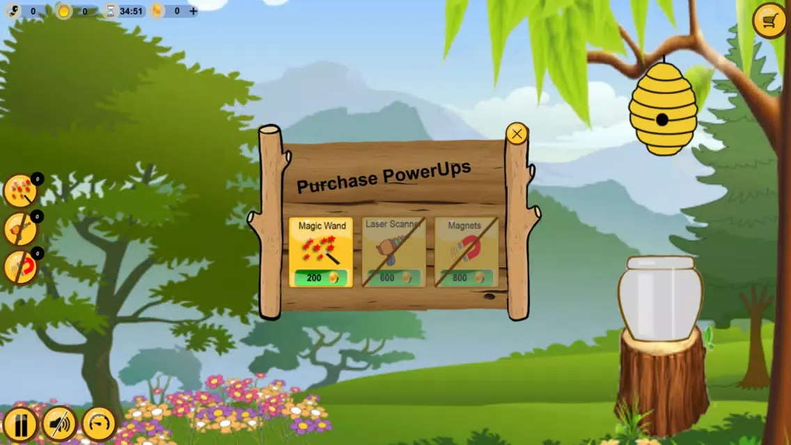 Capturas de tela do Bee Swarm