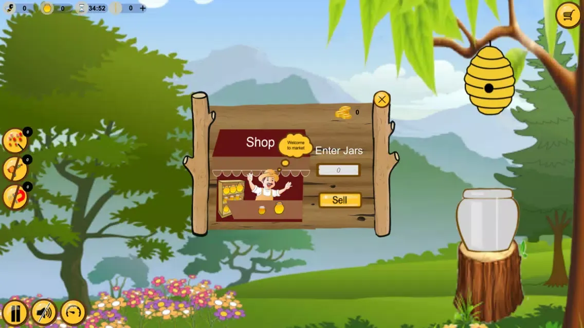 Capturas de tela do Bee Swarm