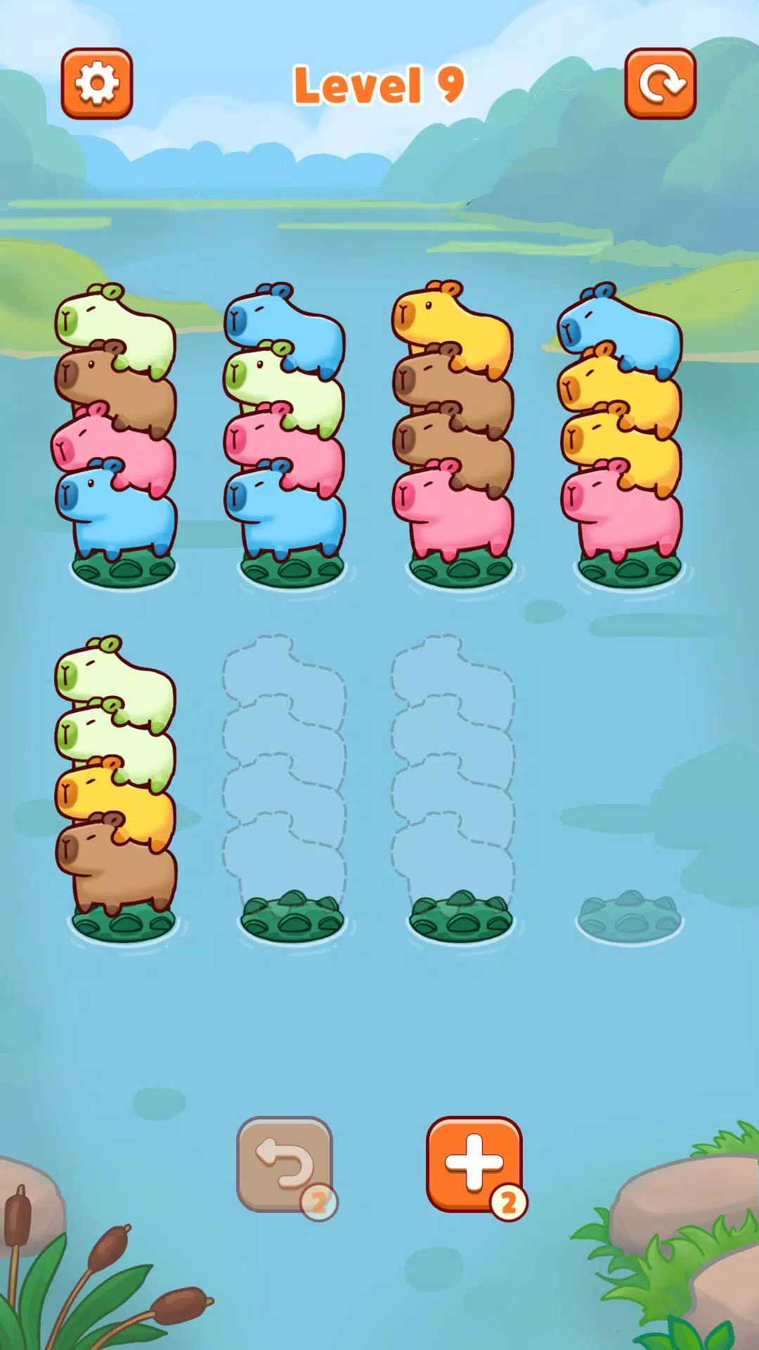 Capybara Sort Screenshots