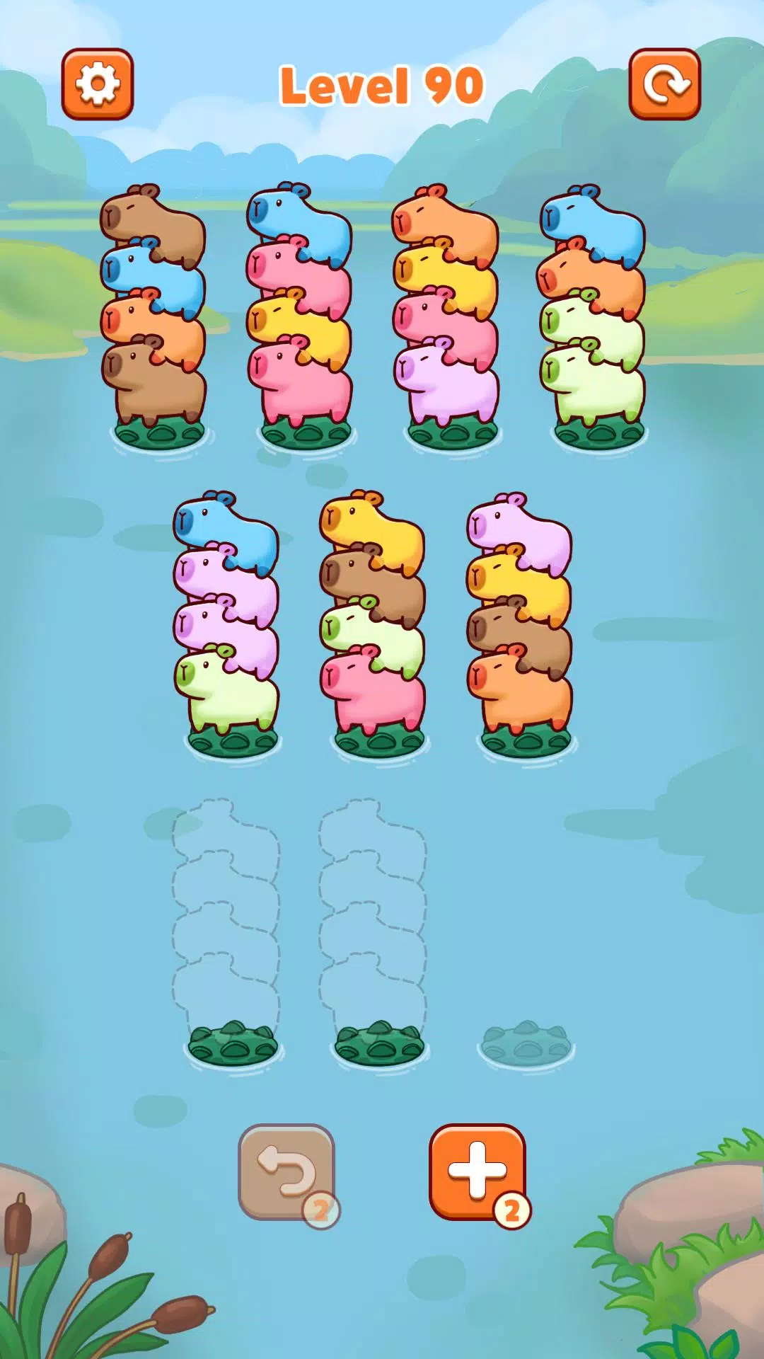 Capybara Sort Screenshots