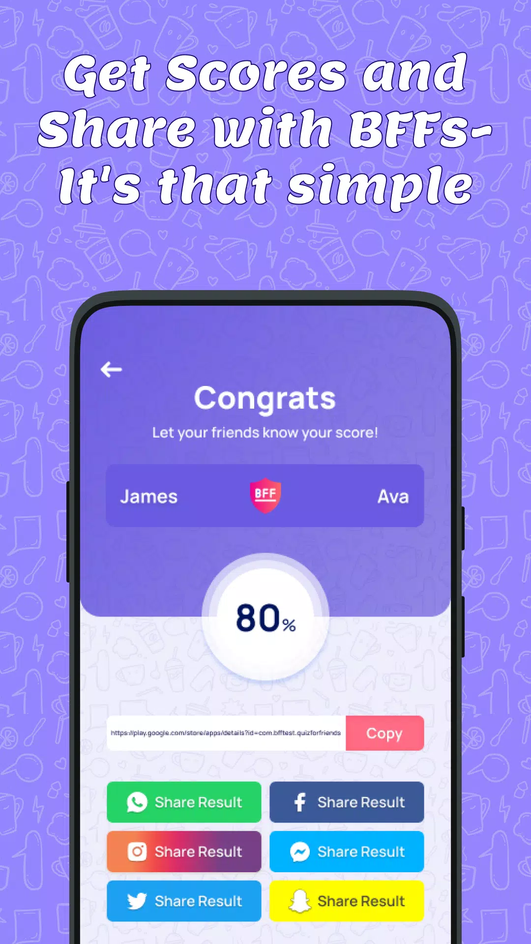 BFF Test Screenshots