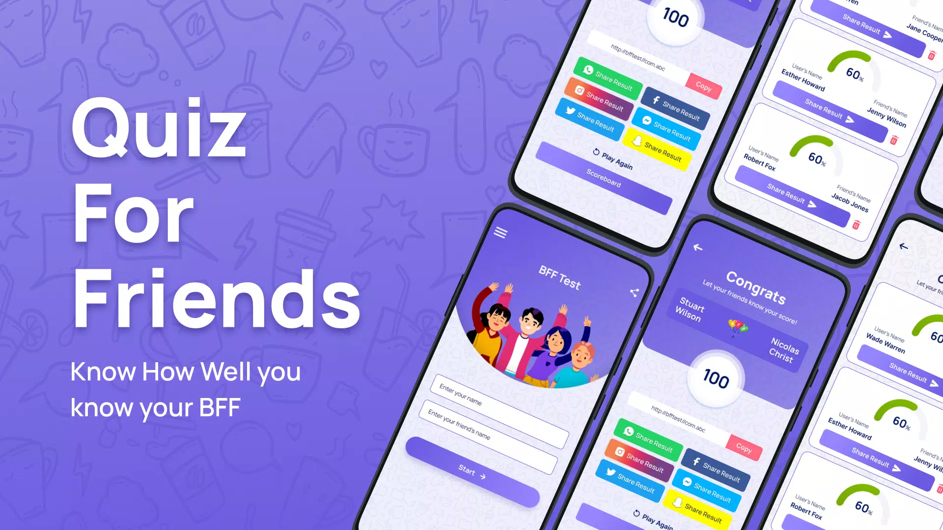 BFF Test Screenshots