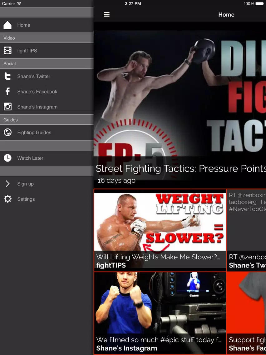 fightTIPS Self Defense Guides iPad Screenshots