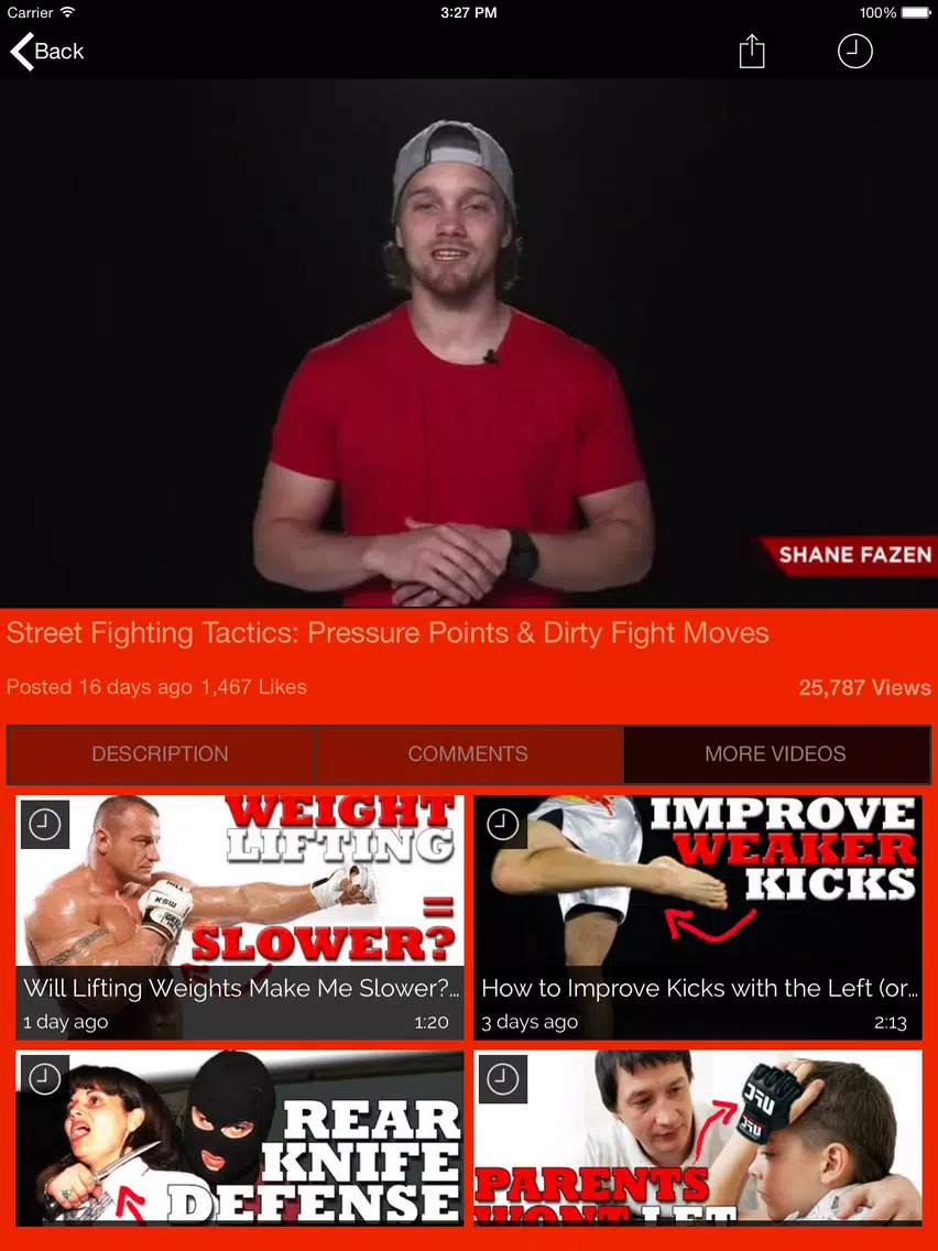 fightTIPS Self Defense Guides iPad Screenshots