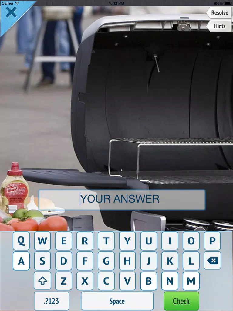 Word Pic Quiz Patriot Test - test your knowledge of American Icons, Landmarks and Pastimes iPad Screenshots