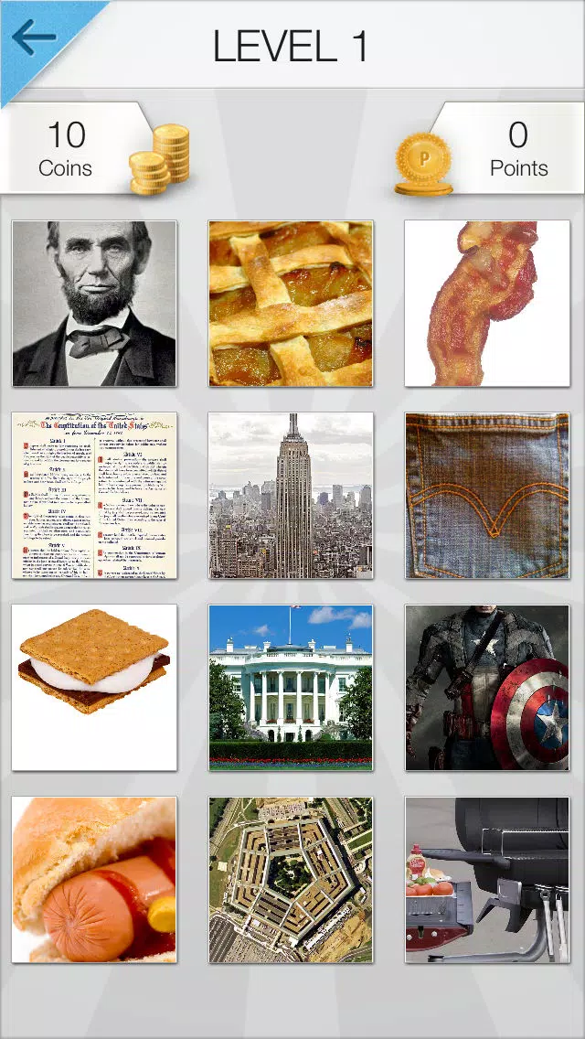 Word Pic Quiz Patriot Test - test your knowledge of American Icons, Landmarks and Pastimes Screenshots