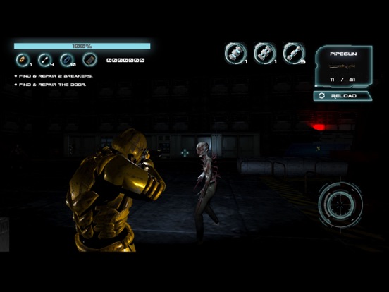 Ảnh chụp màn hình của DecayZ: Dead in Space Survival iPad 