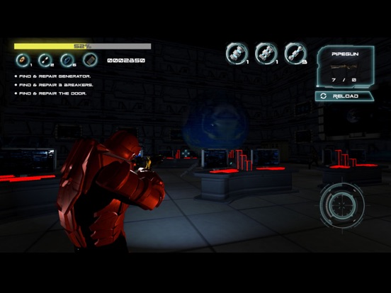 Ảnh chụp màn hình của DecayZ: Dead in Space Survival iPad 