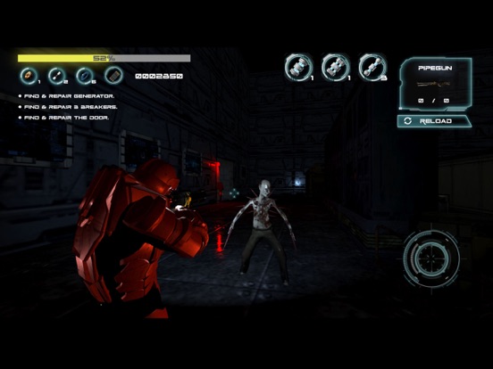 Ảnh chụp màn hình của DecayZ: Dead in Space Survival iPad 