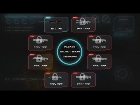 Ảnh chụp màn hình của DecayZ: Dead in Space Survival iPad 