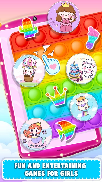 Capturas de tela do Pink Princess Phone for Girls