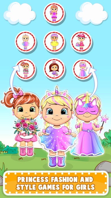 Capturas de tela do Pink Princess Phone for Girls