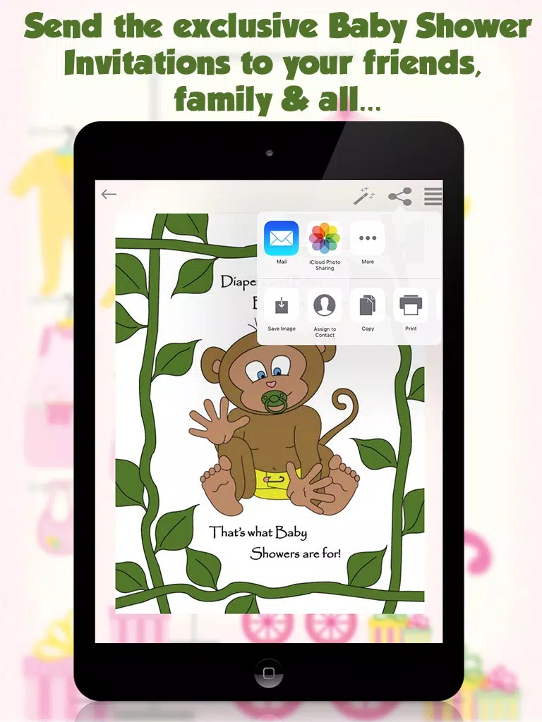 Zrzuty ekranu Baby Shower Cards & Invitations iPad