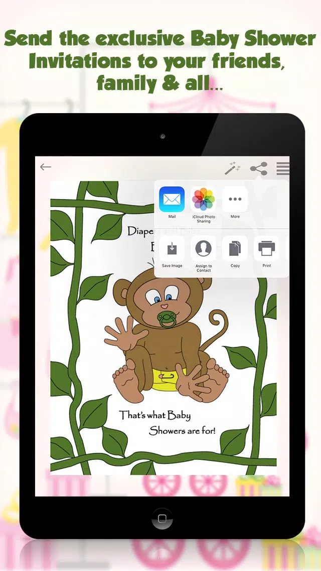 Zrzuty ekranu Baby Shower Cards & Invitations