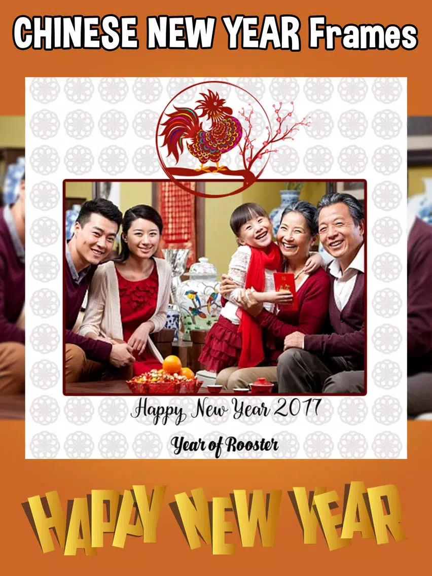 Chinese New Year Frames Photo Editor & Collage iPad Screenshots