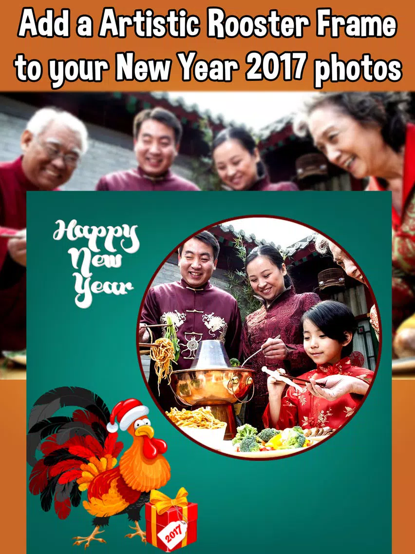 Chinese New Year Frames Photo Editor & Collage iPad Screenshots