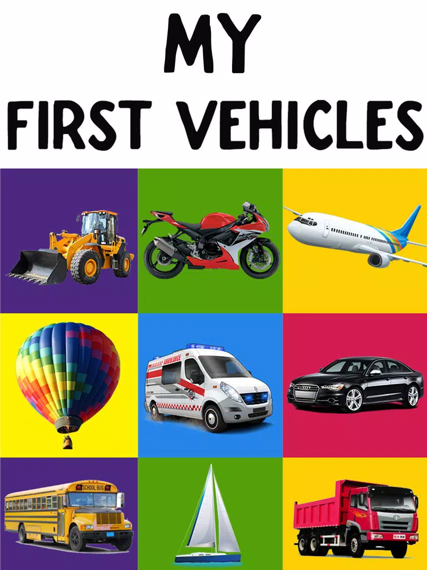 Toddlers My Baby First Words - Vehicles iPad Screenshots