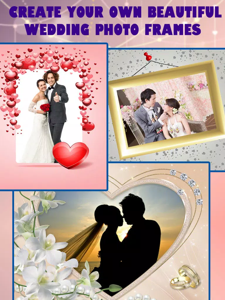 Wedding Frames Photo Editor iPad سکرین شاٹس